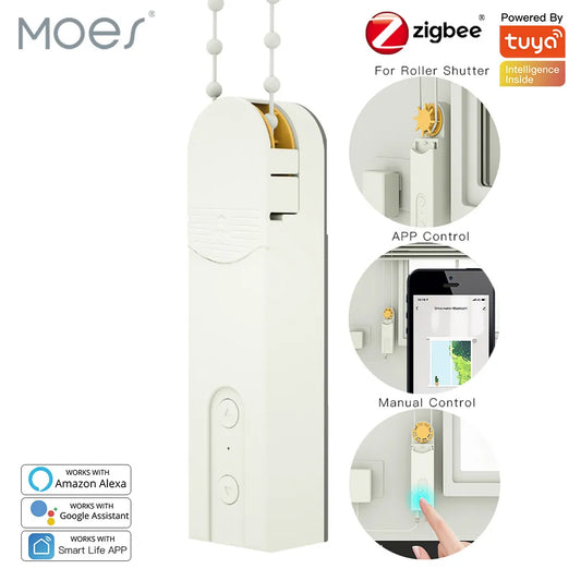 Roller Blinds/Shades Drive Motor Hub Tuya Smart Life APP Alexa Google Home Voice Control