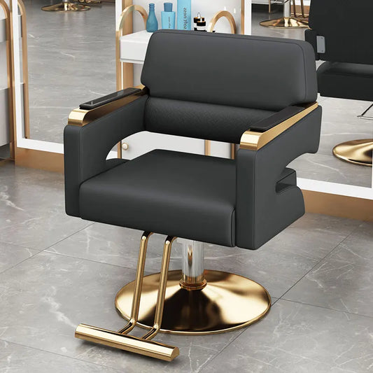 Spinning Stool Chair Beauty Salon Adjustable Hydraulic Hairdressing Chair Cheap Barber Lounges Silla Barbershop Furniture